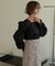 【WEB限定】シャーリングショルダーブラウス