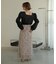 【WEB限定】シャーリングショルダーブラウス