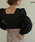 【WEB限定】シャーリングショルダーブラウス