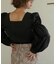 【WEB限定】シャーリングショルダーブラウス