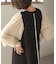 《再入荷》選べる2サイズ＊配色ニットロングワンピース