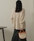 【WEB限定】ケーブル編みニットトップス
