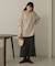 【WEB限定】ケーブル編みニットトップス