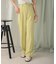 【S/M/Lサイズ展開】ハイウエストセンタープレスカラースラックス