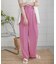 【S/M/Lサイズ展開】ハイウエストセンタープレスカラースラックス