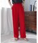 【S/M/Lサイズ展開】ハイウエストセンタープレスカラースラックス