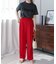 【S/M/Lサイズ展開】ハイウエストセンタープレスカラースラックス