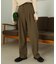 【セットアップ可能】ボタンフライハイウエストパンツ