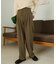 【セットアップ可能】ボタンフライハイウエストパンツ