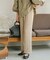 起毛レースパンツ