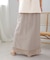 リバーシブルシアープリーツスカート
