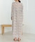 ジャガード小花柄シャツワンピース