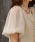 【低身長向け・高身長向けサイズあり】レイヤード風袖ボリュームワンピース