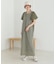 【低身長向け・高身長向けサイズあり】レイヤード風袖ボリュームワンピース