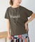 シルケット天竺フロッキーTシャツ