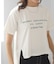 発泡ロゴプリントTシャツ