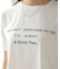 発泡ロゴプリントTシャツ