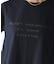 発泡ロゴプリントTシャツ