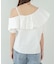 アシンメトリーオフショルダーブラウス