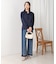 ドレープレーヨンシャーリングショルダーブラウス