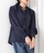 ドレープレーヨンシャーリングショルダーブラウス