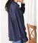 ドレープレーヨンシャーリングショルダーブラウス