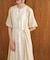【S・Mサイズ展開】ハーフスリーブジャガード切替ワンピース