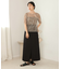 前後2WAYマーブルシアーメッシュトップス