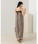 【S・Mサイズ展開】マーブルシアーメッシュキャミワンピース
