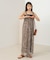【Bab】【S・Mサイズ展開】マーブルシアーメッシュキャミワンピース