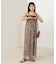 【Bab】【S・Mサイズ展開】マーブルシアーメッシュキャミワンピース