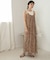 【Bab】【S・Mサイズ展開】マーブルシアーメッシュキャミワンピース