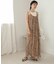 【Bab】【S・Mサイズ展開】マーブルシアーメッシュキャミワンピース