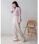 シフォン楊柳ブラウス