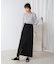 シフォン楊柳ブラウス