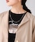ノーカラーハーフスリーブジャケット