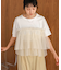 チュールドッキングＴシャツ