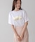 オーバーサイズ箔ロゴTeeシャツ
