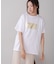 オーバーサイズ箔ロゴTeeシャツ