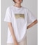 オーバーサイズ箔ロゴTeeシャツ