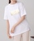 オーバーサイズ箔ロゴTeeシャツ