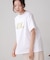 オーバーサイズ箔ロゴTeeシャツ