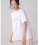 オーバーサイズ箔ロゴTeeシャツ