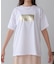 オーバーサイズ箔ロゴTeeシャツ