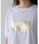 オーバーサイズ箔ロゴTeeシャツ