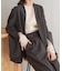 【オケージョンドレス/結婚式/2サイズ展開/SET ITEM/インナー付き/裏地付き】袖スリットジャケット