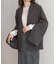【オケージョンドレス/結婚式/2サイズ展開/SET ITEM/インナー付き/裏地付き】袖スリットジャケット
