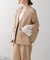 【オケージョンドレス/結婚式/2サイズ展開/SET ITEM/インナー付き/裏地付き】袖スリットジャケット