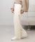 【オケージョンドレス/結婚式/3サイズ展開/SET ITEM/インナー付き/裏地付き】サイドタックベルト付スラックス