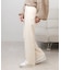 【オケージョンドレス/結婚式/3サイズ展開/SET ITEM/インナー付き/裏地付き】サイドタックベルト付スラックス